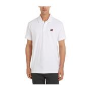 Tommy Hilfiger Vit kortärmad polotröja White, Herr