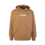 Barrow Hoodie med framficka och logotyp Brown, Herr