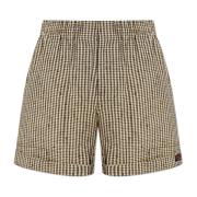 Bottega Veneta Rutiga shorts Beige, Herr