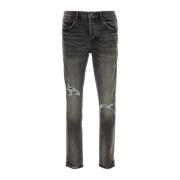 Purple Brand Stretch Svart Denim Jeans Black, Herr