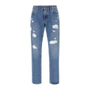 Dolce & Gabbana Klassiska Denim Jeans för vardagsbruk Blue, Herr