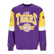 Mitchell & Ness LSU Tigers Crewneck Sweatshirt All Over Purple, Herr