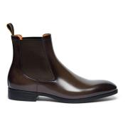 Santoni Chelsea Boot Brown, Herr