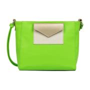 Lancaster Maya Dragkedja Crossbody Väska Green, Dam