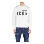 Dsquared2 Stiliga Sweaters Kollektion White, Herr