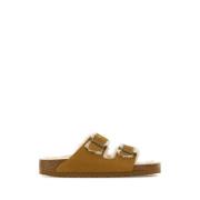 Birkenstock Senap mocka Arizona tofflor Brown, Herr