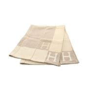 Hermès Vintage Pre-owned Canvas sjalar Beige, Dam