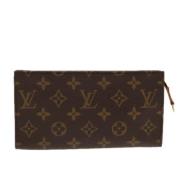 Louis Vuitton Vintage Pre-owned Canvas kuvertvskor Brown, Dam