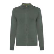 Paul Smith Cardigan med ståkrage Green, Herr