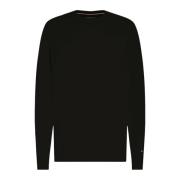 Tommy Hilfiger Rundhalsad tröja Black, Herr