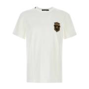 Dolce & Gabbana Klassisk Vit Bomull T-shirt White, Herr