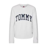 Tommy Jeans Rundhalsad tröja Gray, Herr