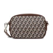 Lancaster Ikon Trotter Crossbody Väska Brown, Dam