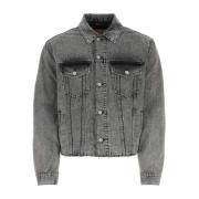 MM6 Maison Margiela Mörkgrå Denimjacka Gray, Herr