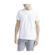 Peserico Mjuk ren bomullsjersey T-shirt White, Herr