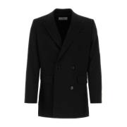 Ami Paris Klassisk Svart Ull Blazer Black, Herr