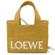 Loewe Pre-owned Pre-owned Tyg totevskor Yellow, Dam