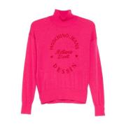 Moschino Stiliga spetsiga skor Pink, Dam