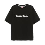 Kenzo Kortärmad bomullst-shirt Black, Herr