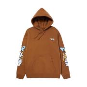 HUF Hoodies Brown, Herr