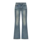 Alexander McQueen Jeans med lätt utsvängda ben Blue, Dam