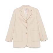 Ermanno Scervino Stilig jacka för män Beige, Dam