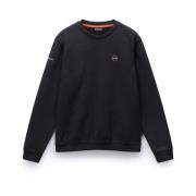 Napapijri Badge Sweatshirts Black, Herr