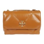 Tory Burch Diamantquiltad läder crossbodyväska Brown, Dam