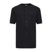 Tom Ford Räfflad T-shirt Black, Herr