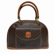 Celine Vintage Pre-owned Canvas handvskor Brown, Dam