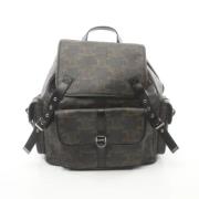 Celine Vintage Pre-owned Canvas ryggsckar Black, Herr