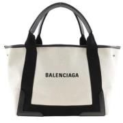 Balenciaga Vintage Pre-owned Canvas handvskor White, Dam