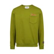 Iceberg Sweatshirt med Yogi-tryck Green, Herr