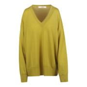 Jucca Stilren Stickad Topp Yellow, Dam