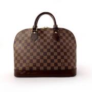 Louis Vuitton Vintage Pre-owned Canvas handvskor Brown, Dam