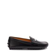 Tod's Svart Penny Slot Platta Skor Black, Dam