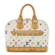 Louis Vuitton Vintage Pre-owned Canvas handvskor White, Dam