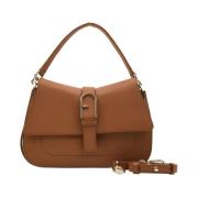 Furla Brun Flow Axelväska Brown, Dam