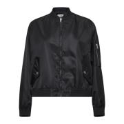 MM6 Maison Margiela Bomberjacka med dragkedja Black, Dam