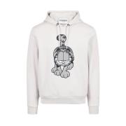 Iceberg Hoodie med tecknade tryck Gray, Herr