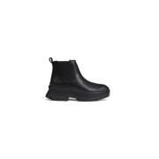 Timberland Elegant Läder Ankelboots Black, Dam