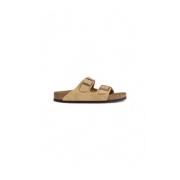 Birkenstock Beige Mockasandal Höst/Vinter Kollektion Beige, Dam