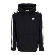 Adidas Svart 3-Stripes Hoodie Sweatshirt Black, Herr