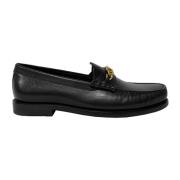 Celine Svarta Läderloafers Damskor Black, Dam