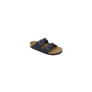 Birkenstock Sommar Sandal med Birko-Flor och Mocka Black, Dam