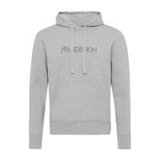 JW Anderson Grå hoodie för män Gray, Herr