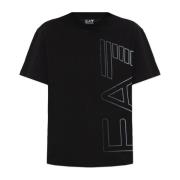 Emporio Armani EA7 T-shirt med tryck Black, Dam