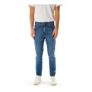 Nudie Jeans Slim Tapered Fit Denim Jeans Blue, Herr