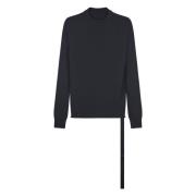 Rick Owens Svart Crewneck T-shirts och Polos Black, Herr