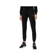 Emporio Armani EA7 Svarta sportiga byxor Black, Dam